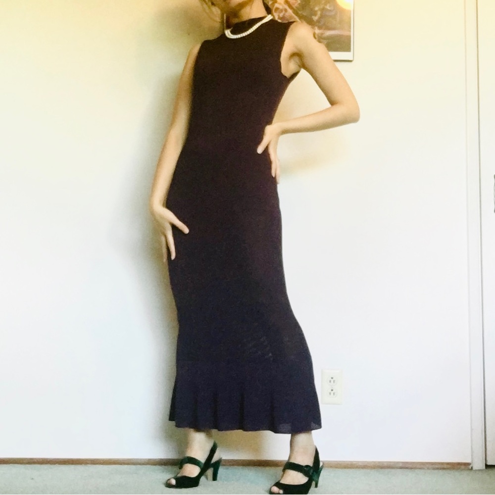 Vintage Japanese maxi dress